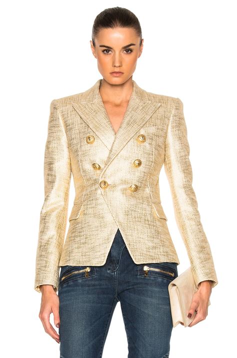 metallic cooling fabric blazer|women's metallic blazers.